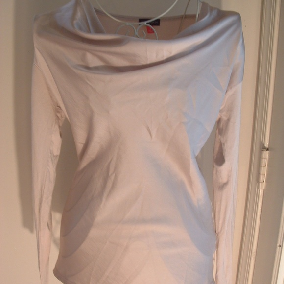 Vince Camuto Top Cowl Neck Draped Longsleeve - Picture 2 of 2